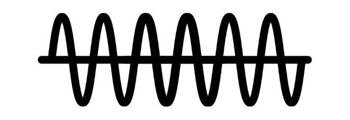 one second sound wave
