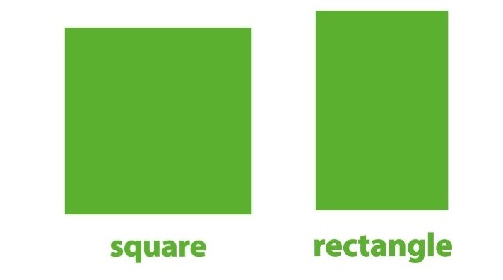 square and rectangle