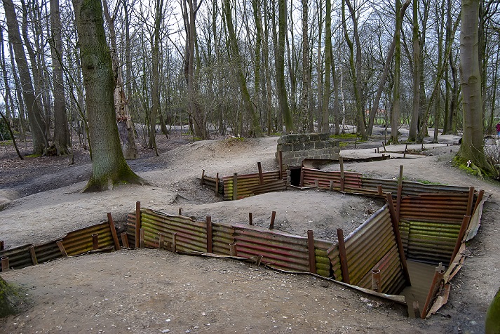 preserved Western Front trenches