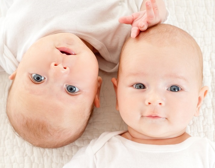 identical twin babies