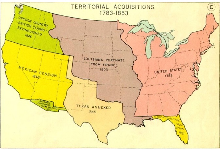 US acquisition map