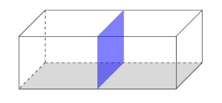vertical slice of rectangular prism