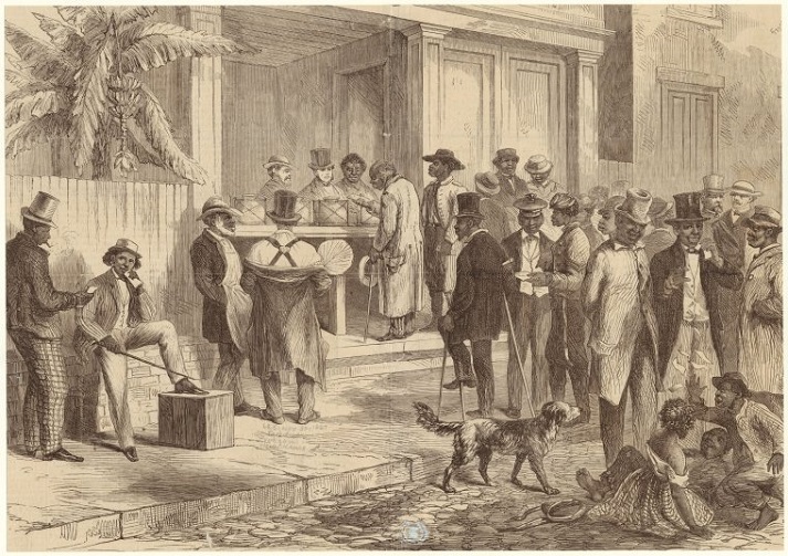freed men voting, 1867