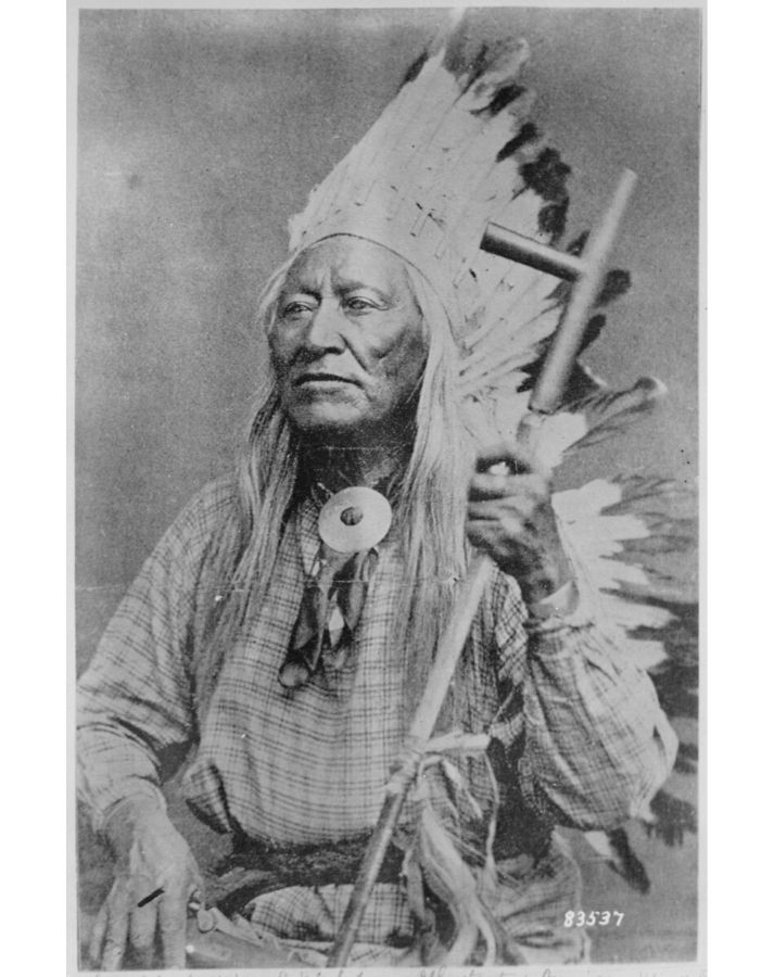 Washakie (Shoots-the-Buffalo-Running), a Shoshoni chief