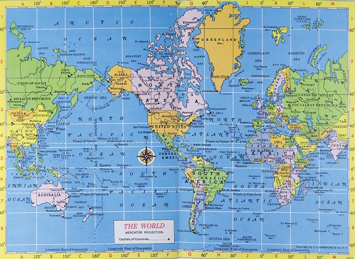 world map