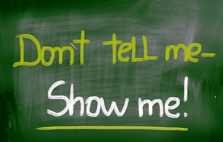 Lesson - Don't Tell Me, Show Me! Educational Resources K12 Learning