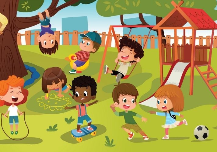 Spanish: Los Niños Están en el Parque. Educational Resources K12 Learning