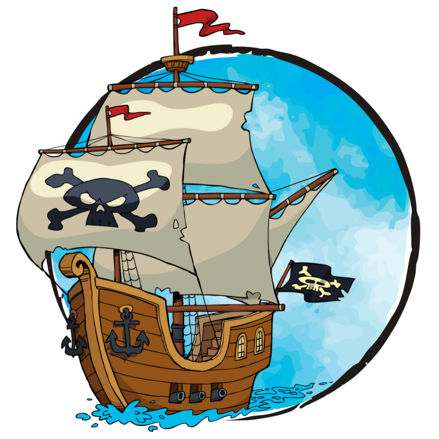 Badge Icon - It's the Pirate Life for Me!