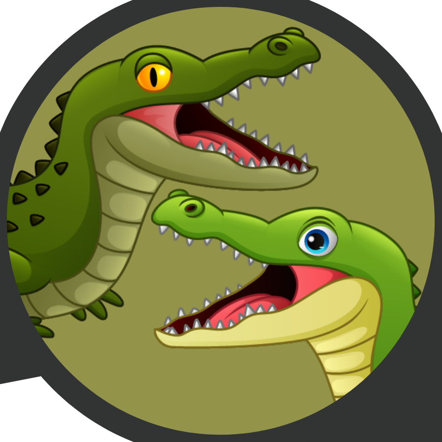 Badge Icon - The More Than, Less Than Alligator