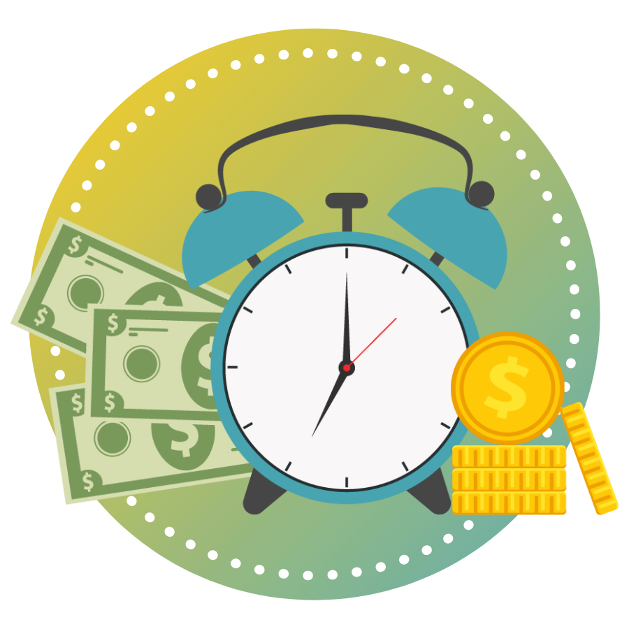 Badge Icon - Time Is Money